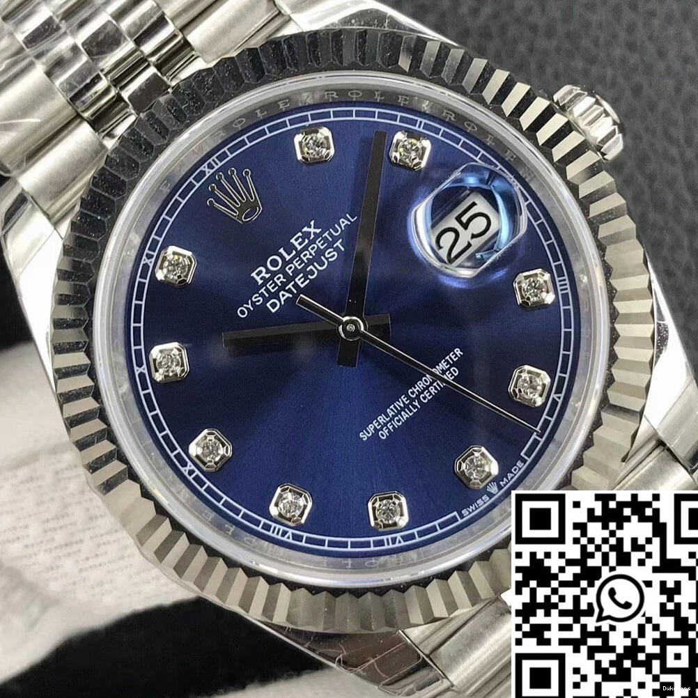 M126234-0037 White Factory Gold Datejust 18ct Rolex EW 1109